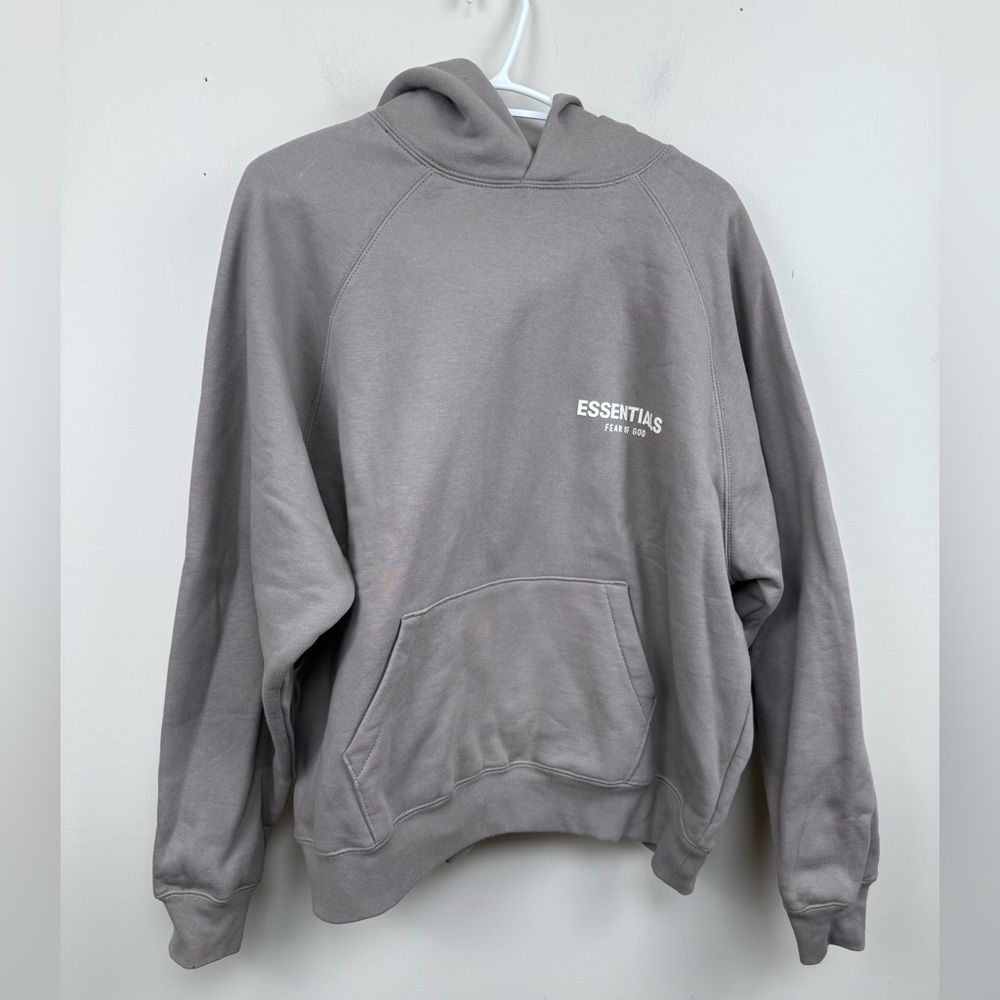 ESSENTIALS small classic cotton hoodie sweatshirt pull over men’s small